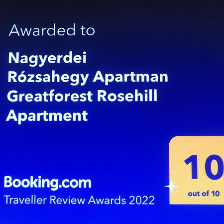 Greatforest Rosehill 1 Apartman Debrecen Extérieur photo